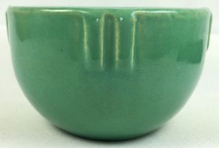 Rare Green 1920s Bauer Pottery 3 - 3/4 Inch " Indian Bowl " Planter