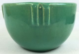 RARE Green 1920s BAUER Pottery 3 - 3/4 inch 