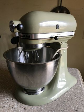 Vintage Hobart Kitchenaid Stand Mixer K - 45 Avocado Green,