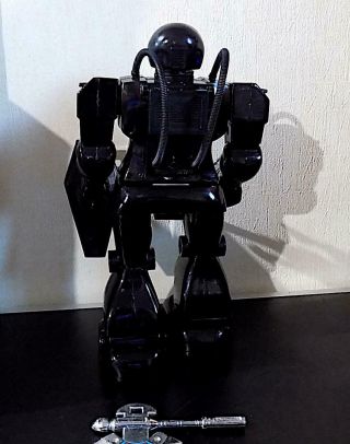 Vintage Plastic Battery Operated Galaxy Robot,  S.  J.  F.  Taiwan,  GiB. 3