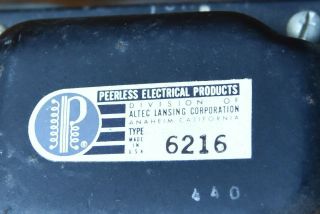 vintage Altec 436C DB compression tube amp amplifier electronics 8