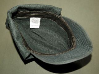 Vtg Pre - WW2 CIVILIAN CONSERVATION CORPS CCC WOOL LINED FIELD CAP US Hat 6