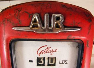 Vintage Gilbarco Model AM 11B - 1 Wall Mount Air Meter Service Station Garage 9