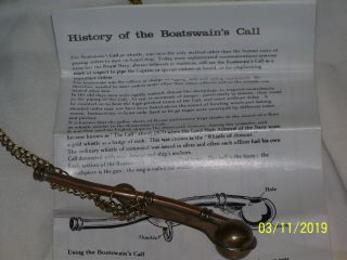 BO.  SUN WHISTLE BOATSWAIN ' S CALL 3