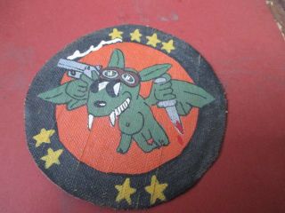 Wwii Usaaf Armed Bat 422 Nd Night Fighter Squadron P - 61 Flight Jacket Patch