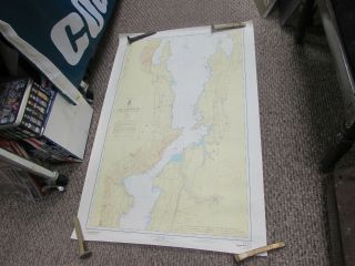 Navigational Chart - Lake Champlain - Four Brothers Island - 27 X 40 - 33