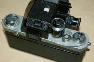 Vintage Nikon F TN Photomic Camera w/Bellows,  50mm 1.  4 43/86 mm Zoom,  Filters 3