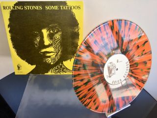 The Rolling Stones - Some Tattoos Rare First 30 Of 200 Splattered Vinyl Lp