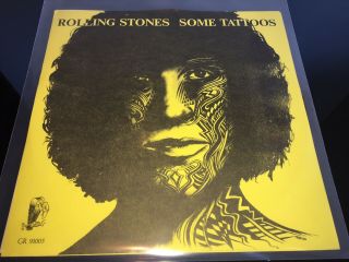 THE ROLLING STONES - SOME TATTOOS RARE FIRST 30 OF 200 SPLATTERED VINYL LP 2