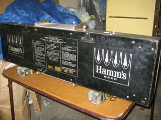 Vintage 1960 ' s Hamm ' s Beer Rippler Motion Scene - o - rama Lighted sign 9