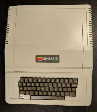 Vintage Apple Ii 2 Plus Computer A2s1048 W/microsoft Ram Card - Boots