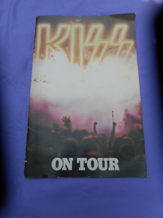 Vtg Kiss Army Concert Rock & Roll Over Tour Program Booklet Complete W/ Inserts