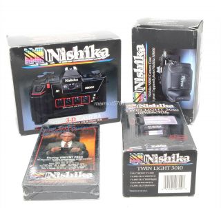 Vintage Nishika N8000 3d Camera Old Stock Use To Make Gif 