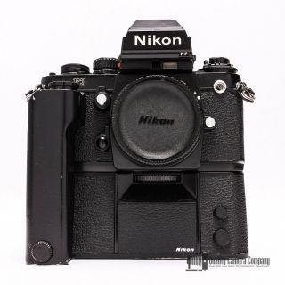 Nikon F3hp,  Md - 4 Motor Drive - Vintage 1985 - Pro Photo Sports Shooter - Ex