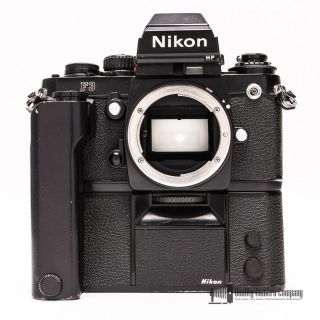 Nikon F3HP,  MD - 4 Motor Drive - VINTAGE 1985 - PRO PHOTO SPORTS SHOOTER - EX 7