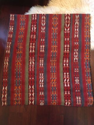 Rare Antique Uzbek Kilim Rug / Weaving Textile