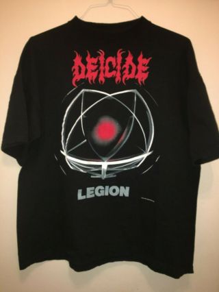 Deicide 1992 " Legion " Rare Vintage T - Shirt