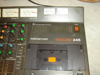 Tascam 246 Portastudio,  for Repair,  Vintage Pro 4 Track Cassette Recorder,  DBX 3