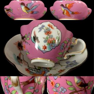Antique Meissen Porcelain Cup And Saucer Kakiemon Absolutely Gorgeous