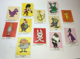 Vintage Crusader Rabbit Cartoon Cards 1962