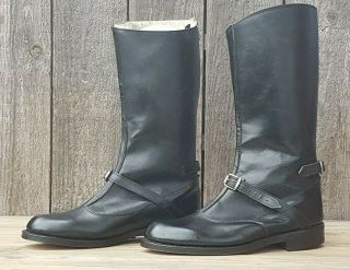Vintage Leather Motorcycle Boots Uk 7 Rocker/cafe Racer/classic/retro/kett ?