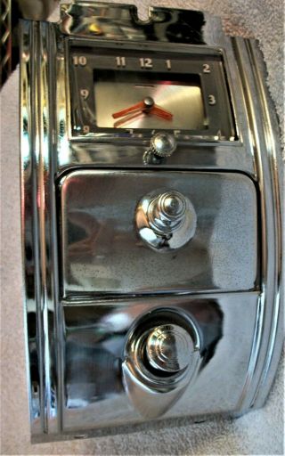 Vintage 1949 - 1950 Chevrolet Clock Panel