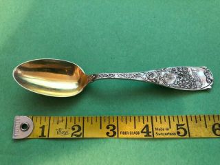 Antique Sterling Silver Souvenir Spoon Catskill Mountain Home 34 Grams