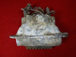 Ww2 German Piece Of V2 Rocket A4 Electric Plug From Electronic Section