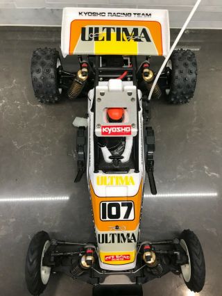 Vintage Kyosho Ultima.  driven maybe twice. 8