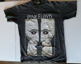 Vtg 1994 Brockum Pink Floyd Division Bell Concert T - Shirt Size Large Made In Usa