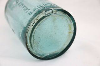 Antique Rare Champion Spouting Spring Saratoga York Water Vtg Glass Bottle 9
