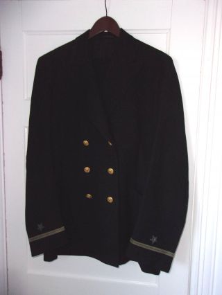 Ww2 Us Navy Officer Jacket & Pants Served On U.  S.  S.  Houston / With History