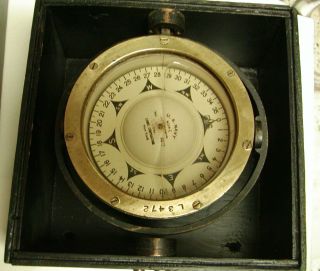 Ww 1 Usn Us Navy Boat Ship Compass Dated July 1919 Lionel Corporation N Y