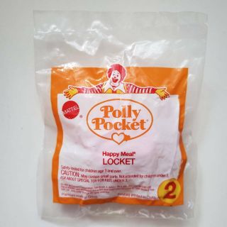 1994 Vintage Bluebird Polly Pocket Locket Mcdonalds Happy Meal Toy