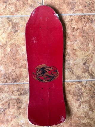 NOS Vintage 1986 Powell Peralta Mike McGill Rare Snake Skin Skateboard Deck 9