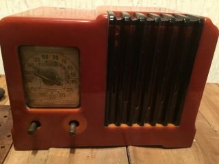 Radio Catalin Knight Tube Rare