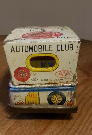 vintage tin friction toy AAA Automobile Club Service Patrol Car 4