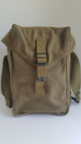 Wwii 1943 Anchor Canvas Us Army Bag