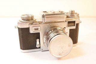 Vintage Contax IIIA Rangefinder w/Sonnar 50mm 1:1.  5 Lens,  Accessories No Resv 5