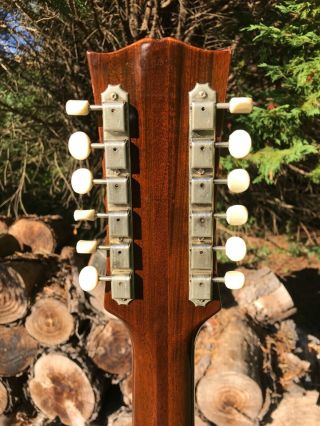 1969 Vintage Gibson B 45 12 String Acoustic Guitar Sunburst 2