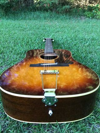 1969 Vintage Gibson B 45 12 String Acoustic Guitar Sunburst 8