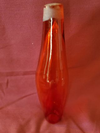 Rare Mid Century Blenko Glass Rialto Series 2 - TO Decanter By Wayne Husted 1960 3