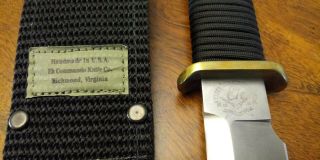 Rare vintage John Ek Commando Co Bowie knife dagger EDC 3