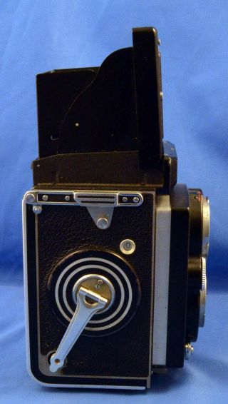 Vintage Rolleiflex DBP DBGM TLR Camera w/ Zeiss Tessar and Heidosmat Lenses 3