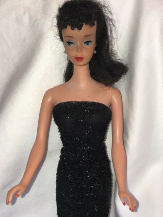 Vintage 1958 Mattel Inc Barbie Doll Black Hair 2