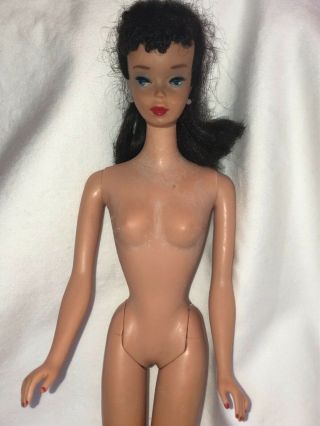 Vintage 1958 Mattel Inc Barbie Doll Black Hair 6