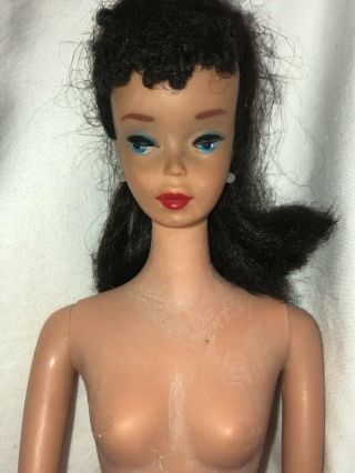 Vintage 1958 Mattel Inc Barbie Doll Black Hair 8