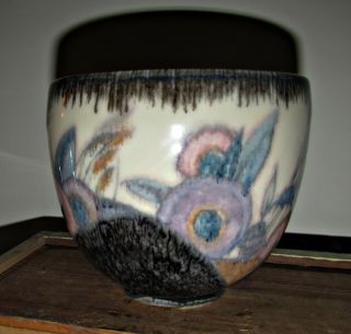 antique 1929 arts and crafts rookwood pottery bowl vase pot flowers signed 3