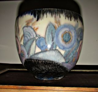 antique 1929 arts and crafts rookwood pottery bowl vase pot flowers signed 6