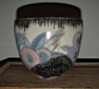 antique 1929 arts and crafts rookwood pottery bowl vase pot flowers signed 7